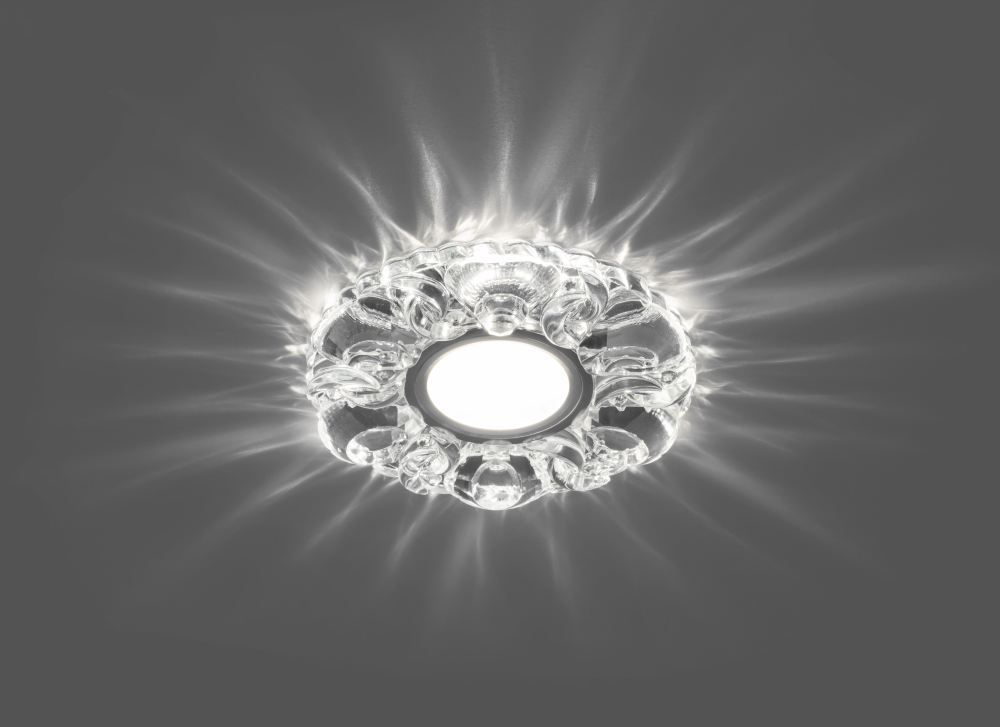 Светильник встраиваемый с белой LED подсветкой Feron CD918 потолочный MR16 G5.3 прозрачный — изображение 2