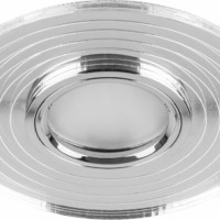 Светильник встраиваемый с белой LED подсветкой Feron CD980 потолочный MR16 G5.3 прозрачный