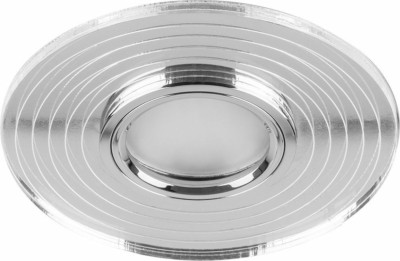 Светильник встраиваемый с белой LED подсветкой Feron CD980 потолочный MR16 G5.3 прозрачный