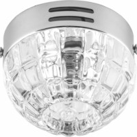 Светильник встраиваемый Feron JD87S потолочный JCD9 G9 прозрачный хром