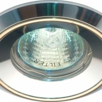 Светильник потолочный MR16 G5.3 матовый хром золото DL1024