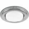 Светильник встраиваемый с белой LED подсветкой Feron CD4036 потолочный GX53 без лампы прозрачный хром