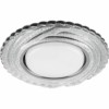 Светильник встраиваемый с белой LED подсветкой Feron CD4037 потолочный GX53 без лампы прозрачный хром