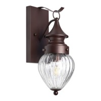 Светильник садово-парковый Feron PL540 на стену вниз 60Вт E27 230В коричневый