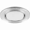 Светильник встраиваемый с белой LED подсветкой Feron CD4038 потолочный GX53 без лампы прозрачный хром