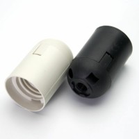 Патрон E27 250В самозатухающий пластиковый белый 38×55мм Feron LH109