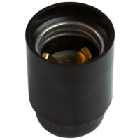 Патрон Е27 250В карболит латунь чёрный 38×58мм Feron LH81