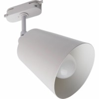 Светильник Feron AL158 трековый однофазный на шинопровод под лампу E27 белый