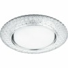 Светильник встраиваемый с белой LED подсветкой Feron CD4042 потолочный GX53 без лампы прозрачный хром