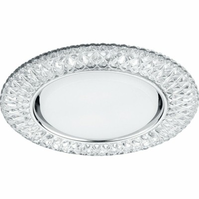 Светильник встраиваемый с белой LED подсветкой Feron CD4043 потолочный GX53 без лампы прозрачный хром