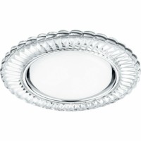 Светильник встраиваемый с белой LED подсветкой Feron CD4044 потолочный GX53 без лампы прозрачный хром