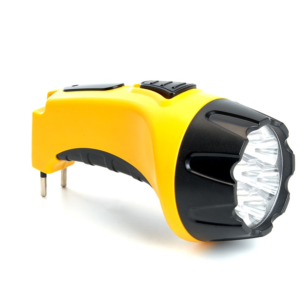 Фонарь светодиодный аккумуляторный 7 LED DC (свинцово-кислотная батарея) желтый TH2294 (TH93B)