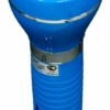 Фонарь светодиодный аккумуляторный ручной 9LED 0 6Вт со встроенной вилкой для зарядки голубой TL041