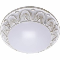 Светильник накладной IP64 220В 2×60Вт 2xЕ27 белый- античное золото серии Маэстро ФБУ 05-2×20-015