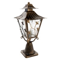 Светильник садово-парковый Feron PL634 на постамент 60Вт 230В E27 черное золото