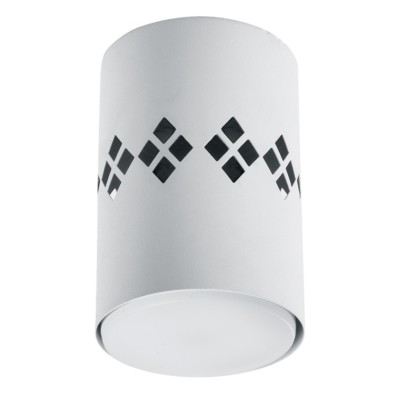 Светильник потолочный Feron HL351 12Вт 230В GX53 и подсветка 1Вт 4000K белый