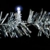 Светодиодная гирлянда Feron CL404 мишура белый с питанием от батареек