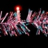 Светодиодная гирлянда Feron CL404 мишура 2м + 0.5м красный с питанием от батареек
