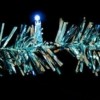 Светодиодная гирлянда Feron CL404 мишура 2м + 0.5м синий с питанием от батареек