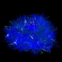 Светодиодная гирлянда Feron CL40 мишура 6.1 м +4.3м 230В синий c питанием от сети