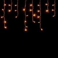 Светодиодная гирлянда Feron CL14 бахрома 230В теплый белый c питанием от сети