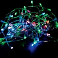 Светодиодная гирлянда Feron CL02 линейная 2м +1.5м 230В разноцветная c питанием от сети