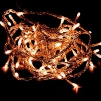 Светодиодная гирлянда Feron CL04 линейная 230В теплый белый c питанием от сети