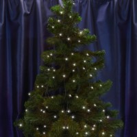 Светодиодная гирлянда Feron CL08 линейная 60м + 3м 230В 5000К c питанием от сети зеленый шнур