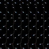 Светодиодная гирлянда Feron CL11 занавес 1,95 мx1,8м + 5м 24В белый c питанием от сети