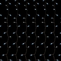 Светодиодная гирлянда Feron CL12 занавес 24В белый c питанием от сети