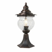 Светильник садово-парковый Feron PL594 на постамент 60Вт 230В E27 коричневый