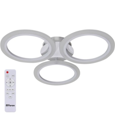 Светильник светодиодный управляемый накладной Feron AL5930 тарелка 72Вт 3000К-6500K