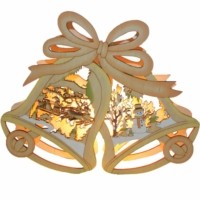 Деревянная световая фигура 1 лампа накаливания цвет свечения: теплый белый 29x5x24cm шнур 1 4 м IP20 LT067