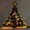 Деревянная световая фигура 10 LED цвет свечения: теплый белый 25x3x27cm шнур 1 4 м IP20 LT080