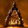 Деревянная световая фигура 7 ламп С6 цвет свечения: теплый белый 31x5x38 5 см шнур 1 4 м IP20 LT086