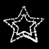 Световая фигура 230В 3м LED белый 24 LED/1м 3.6Вт 20mA IP 44 шнур 1.5м 0.75мм LT006