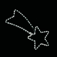 Световая фигура 230В 2м LED белый 24 LED/1м 3.6Вт 20mA IP 44 шнур 1.5м 0.75мм LT008