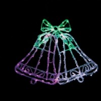 Световая фигура 230В 126 LED белый+зеленый+розовый 10.8Вт 20mA с контроллером IP 20 шнур 1.5м 0.5мм LT012