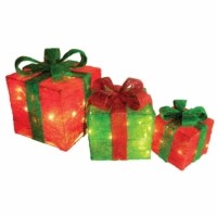 Набор световых фигур 3 шт 45LED мультиколор размеры: 18x15x15см 25x20x20 см 29x25x25 см батарейки 3xАА IP20 LT055