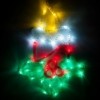 Световая фигура 4 5В 15 LED белый цвет свечения батарейки 3xАА IP20 31x41 5 см LT054