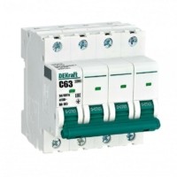 Выключатель автоматический модульный 4п C 63А 6кА ВА-103 Dekraft 12327DEK