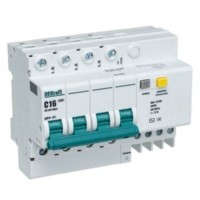 Выключатель АВДТ 4п C 16А 30мА тип AC 4.5кА ДИФ-101 Dekraft 15020DEK