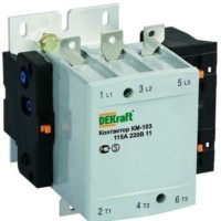 Контактор КМ-103 150А 220В AC3 1НО+1НЗ Dekraft 22152DEK