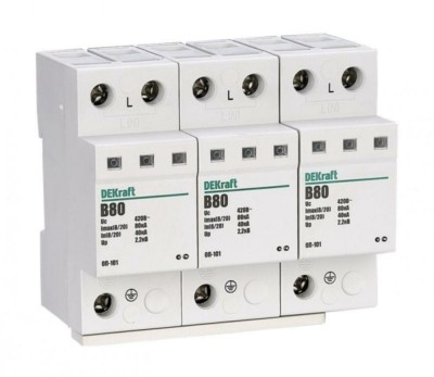 Разрядник ОП101-3P-080-B-420 Dekraft 18021DEK