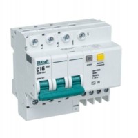 Выключатель АВДТ 4п 3P+N C 16А 30мА тип AC ДИФ-101 с защитой от сверхтоков Dekraft 15184DEK