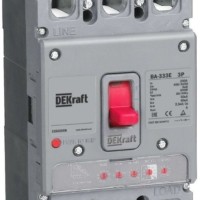 Выключатель ВА 3п 125А 50кА ВА-333E электрон. расцеп. Dekraft 22500DEK