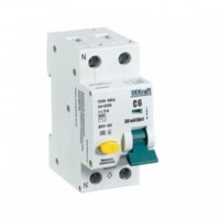 Выключатель АВДТ 2п 1P+N C 6А 30мА тип AC 6кА ДИФ-103 Dekraft 16202DEK