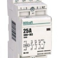Контактор модульный МК-103 3НО+1НЗ 16А 230В Dekraft 18054DEK