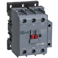 Контактор КМ-102 3п 80А 1НО+1НЗ 230В AC Dekraft 22009DEK