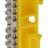 Шина PE “земля” на на DIN-изол. ШНИ-6х9-10 никелированная Д желт. NO-222-92-1 ЭРА Б0044141